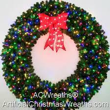 Multi Color Led Wreath With