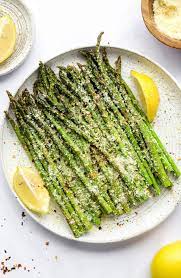air fryer asparagus eating bird food