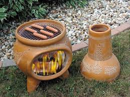 Cook In A Chiminea Clay Fire Pit