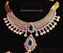 indian diamond jewelry jewellery designs