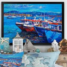 Nautical Coastal Framed Wall Art