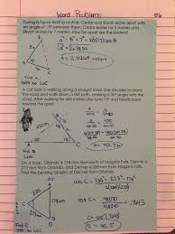 Notes, examples, and practice exercises that utilize the law of sines and cosines; Misscalcul8 Trig Unit 5 Law Of Sines And Cosines Interactive Notebook