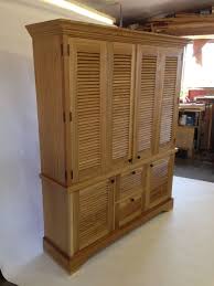 custom a cabinet with louver doors