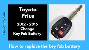 toyota prius key fob battery