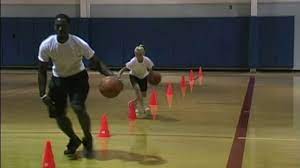 basic cone dribbling drill for youth