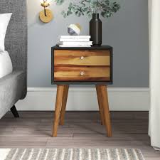 24 wide x 16.5 deep x 22 inches high. Black Mid Century Modern Nightstands You Ll Love In 2021 Wayfair