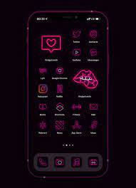 Neon Pink App Icons Free - Neon Pink ...