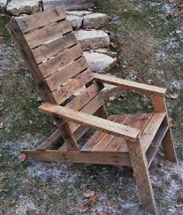 Oak Pallet Adirondack Chair Pallet