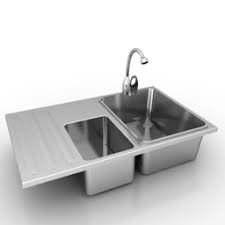 kitchen sink 3d model for interior 3d