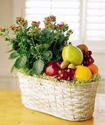 ftd fruits and flowers gift basket