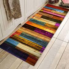3d color wooden board bath mats and