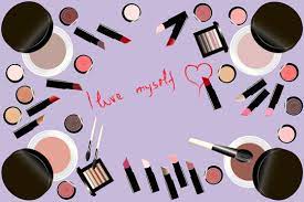 cosmetics lipstick blush eye shadow