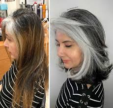 natural grey hair