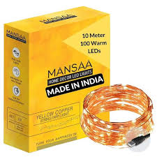 Mansaa Usb Copper String Fairy Lights