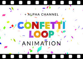 Make zoom backgrounds with wave.video. Confetti Falling Loop Free Animated Clip Enchanted Media
