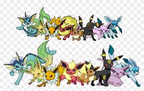 All Pokemon Types Eevee Hd Png Download 4486627 Pikpng