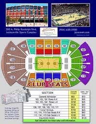Jacksonville Veterans Memorial Arena Suite Seating Chart