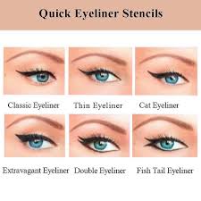 eyeliner stencil cards set cat eyeliner