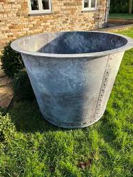 Extra Large Verdigris Iron Tub Heavy