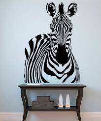 Zebra Wall Vinyl Decal Animals Wall