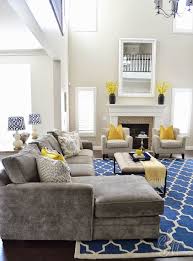 living room ideas mix blue and yellow