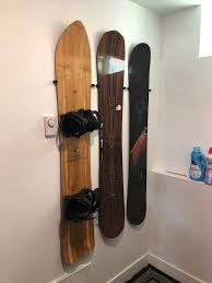 Snowboard Wall Rack Snowboard Storage