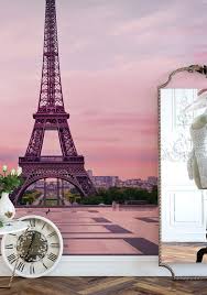 Eiffel Tower At Sunset Wall Mural 5028 8