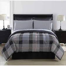 Sears 8 Pc York Plaid Bed In A Bag