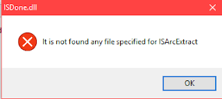 solving isdone dll isarcextract unarc