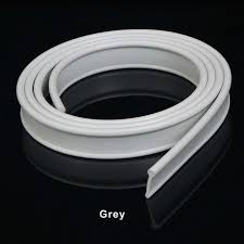 grey soft rubber shower door seal for