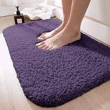 howarmer large purple bathroom rugs 20