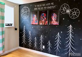 Simple Diy Star Wars Chalkboard Art Wall