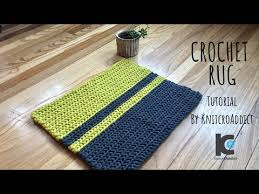 crochet rug written pattern
