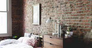 Exposed Brick Bedroom