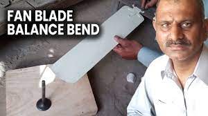 how to adjust ceiling fan blade balance
