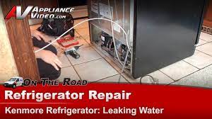 kenmore refrigerator repair leaking