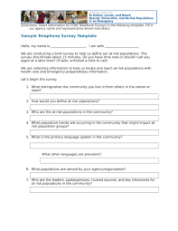 23 Survey Examples In Word Examples