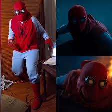 I love that spidey's costume here legitimately looks homemade, and therefore, super easy to make one of your own. My Spider Man Homecoming Homemade Suit Cosplay Marvelstudios