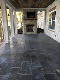 how to install tile on a porch floor