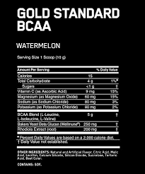 gold standard bcaa optimum nutrition