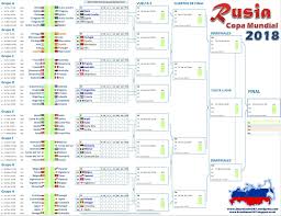 Option F Football World Cup Russia 2018 Wall Charts In Jpeg