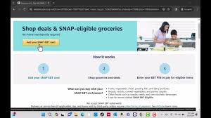 how to add your snap ebt card to amazon