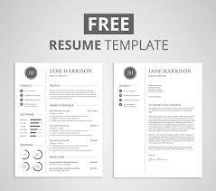 free resume template and cover letter