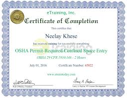 Osha Confined Space