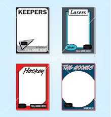 Free Hockey Card Templates Download Nopjairefpo34s Soup