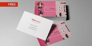 free print design business card template psd