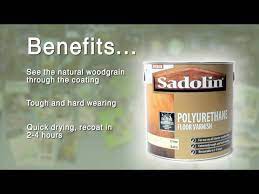 sadolin polyurethane floor varnish