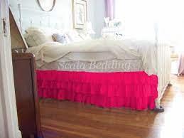 Multi Ruffle Split Corner Bed Skirt 25