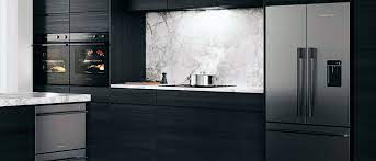 black steel appliances