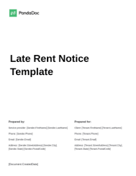 notice to vacate template to inform